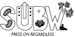 SUBW logo - Press On Regardless